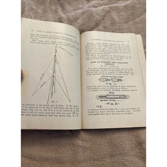 How To Make Wireless Instruments C.A. Le Quesne Jr. Fourth Edition Antique 1913 - Picture 13 of 14
